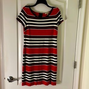 Striped Banana Republic dress